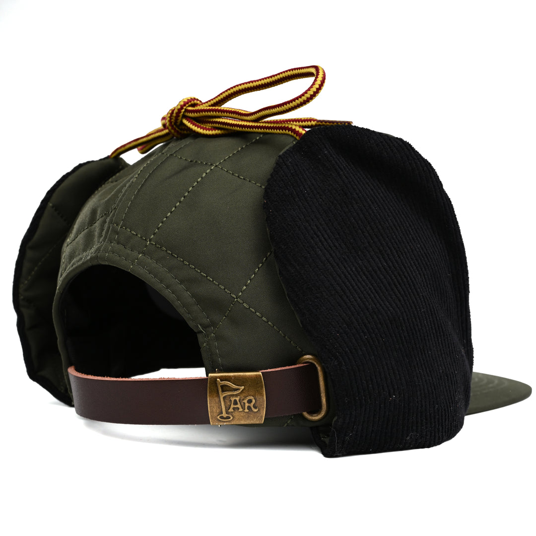 PAR 7 Panel Winter Hat (Forest Green)