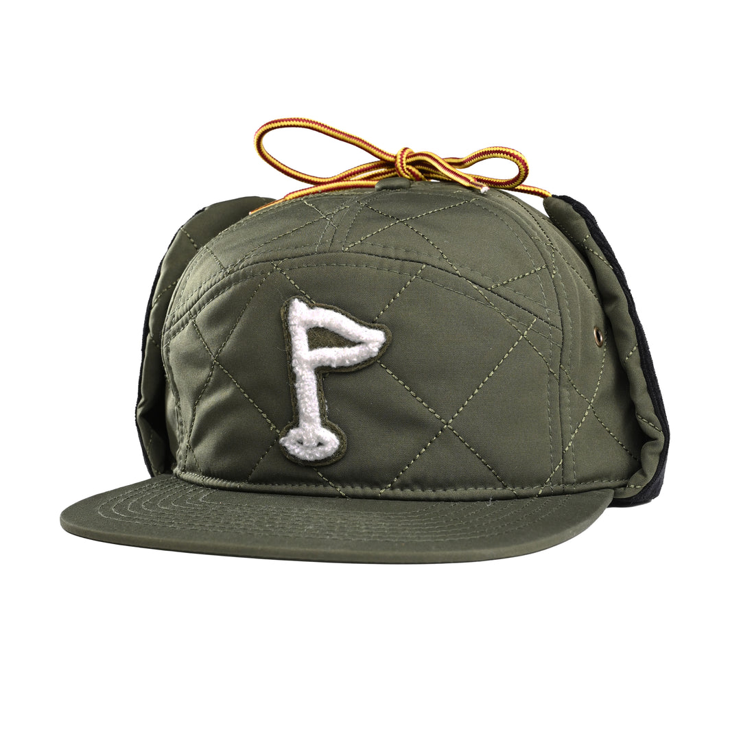 PAR 7 Panel Winter Hat (Forest Green)