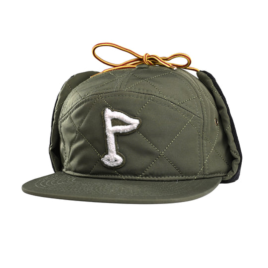 PAR 7 Panel Winter Hat (Forest Green)