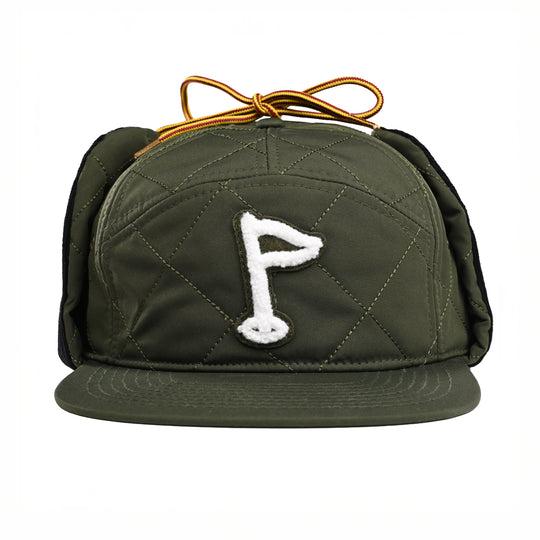 PAR 7 Panel Winter Hat (Forest Green)